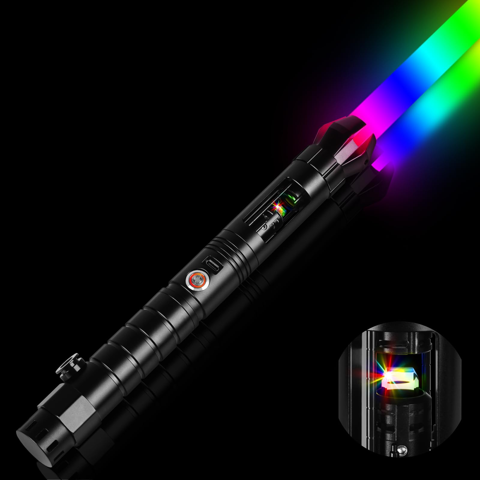 Amazon.com: Adawlert Xenopixel Lightsaber Crystal Smooth Swing